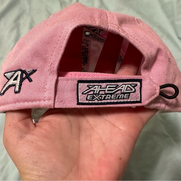 Ahead Extreme Fit Adjustable “Port of New Bedford” Pink Baseball Hat - Picture 3 of 3